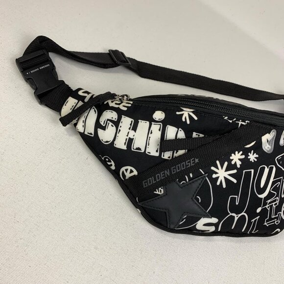 Golden Goose Doodle Print Fanny Pack - Bold, Stylish Belt Bag for Streetwear - Picture 3 of 8